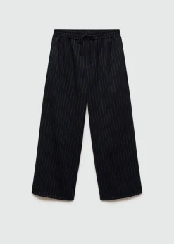 Dzieci MANGO Spodnie*Proste spodnie w pasy