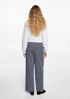 MANGO Spodnie*Proste spodnie w pasy