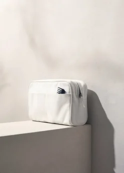 MANGO Akcesoria Łazienkowe*Prostokątna kosmetyczka z bawełny