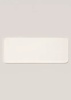 MANGO Dekoracja Sypialni|Przedmioty Do Dekoracji Salonu*Prostokątna metalowa taca 49,5 x 20 cm