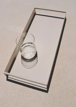 MANGO Przedmioty Do Dekoracji Salonu|Tace*Prostokątna taca metalowa 46 x 20 cm