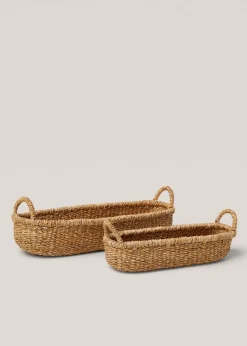 MANGO Kosze Do Sypialni|Kosze Do Salonu*Prostokątny koszyk z uchwytami