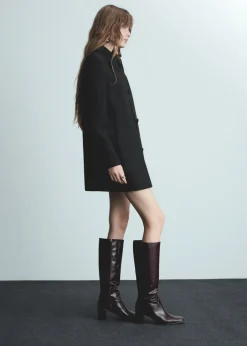 MANGO Płaszcze*Prosty płaszcz z guzikami