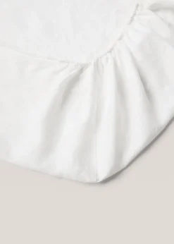 MANGO Prześcieradło Spodnie*Prześcieradło spodnie z 100% lnu na łóżko 135 cm