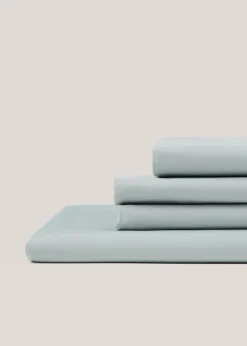 MANGO Prześcieradło Spodnie*Prześcieradło spodnie z bawełnianego perkalu 300 TC na łóżko 90 cm