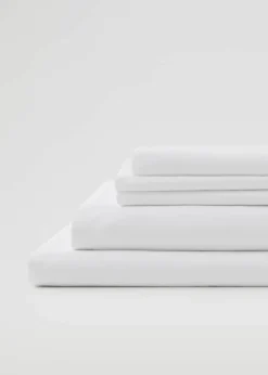 MANGO Prześcieradło Spodnie*Prześcieradło spodnie z bawełny 500 TC na łóżko 135/140 cm