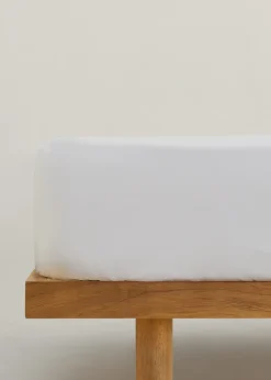 MANGO Prześcieradło Spodnie*Prześcieradło spodnie z bawełny 500 TC na łóżko 135/140 cm