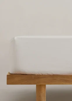 MANGO Prześcieradło Spodnie*Prześcieradło spodnie z gładkiej flaneli na łóżko 135/140 cm