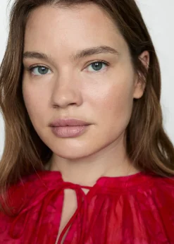 MANGO Koszule I Bluzki*Prześwitująca bluzka w kwiaty