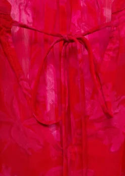 MANGO Koszule I Bluzki*Prześwitująca bluzka w kwiaty