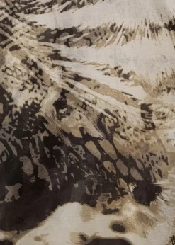 MANGO Koszule I Bluzki*Prześwitująca koszula ze zwierzęcym wzorem