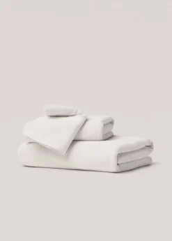 MANGO Ręczniki*Ręcznik do rąk z bawełny z fakturą 50x90 cm