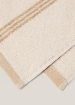 MANGO Ręczniki*Ręcznik do twarzy z 100% bawełny w paski 30 x 50 cm