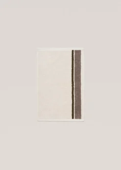 MANGO Ręczniki*Ręcznik do twarzy z 100% bawełny w paski 30 x 50 cm