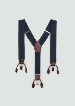 MANGO Paski I Szelki*Regulowane elastyczne paski ze skórzanymi detalami