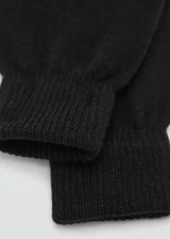 MANGO Więcej Akcesoriów*Rękawiczki dotykowe z dzianiny