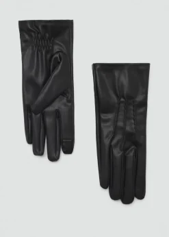 MANGO Czapki I Rękawiczki*Rękawiczki z marszczeniem