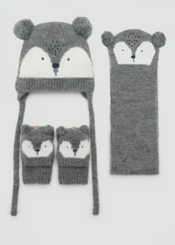 Dzieci MANGO Akcesoria*Rękawiczki z szopem