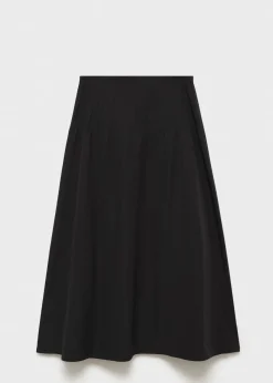 MANGO Spódnice*Rozkloszowana spódnica z zakładkami