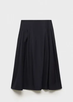 MANGO Spódnice*Rozkloszowana spódnica z zakładkami