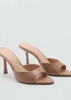 MANGO Buty*Sandały na obcasie z odkrytą piętą