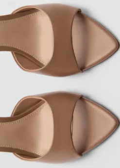 MANGO Buty*Sandały na obcasie z odkrytą piętą