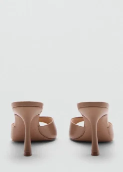 MANGO Buty*Sandały na obcasie z odkrytą piętą