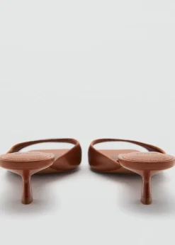 MANGO Buty*Sandały na obcasie z odkrytą piętą