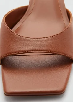 MANGO Buty*Sandały na obcasie z odkrytą piętą