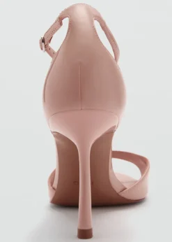 MANGO Buty*Sandały na obcasie z paskiem wokół kostki