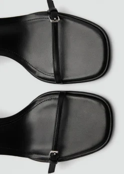 MANGO Buty*Sandały na obcasie ze sprzączkami
