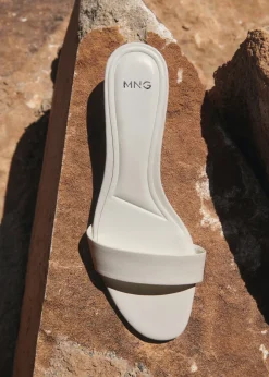 MANGO Buty*Sandały z paskami na obcasie typu kaczuszka