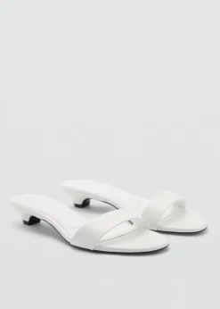 MANGO Buty*Sandały z paskami na obcasie typu kaczuszka