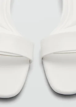 MANGO Buty*Sandały z paskami na obcasie typu kaczuszka