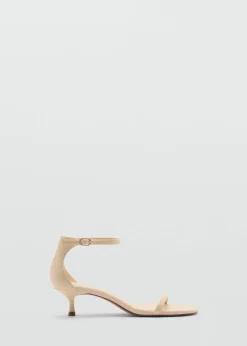MANGO Buty*Sandały z paskami na obcasie