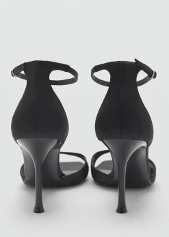 MANGO Buty*Sandały z paskami na obcasie