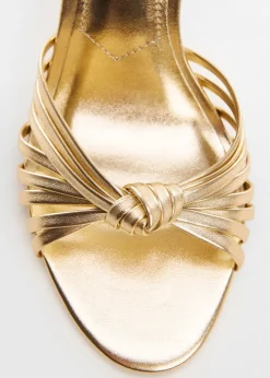 MANGO Buty*Sandały z paskami na obcasie