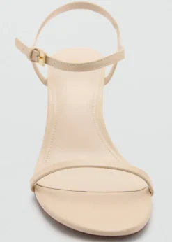 MANGO Buty*Sandały z paskami na obcasie typu kaczuszka