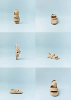 Dzieci MANGO Buty*Sandały z paskami na rzepy