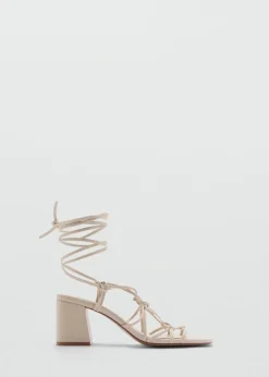 MANGO Buty*Sandały z plecionymi paskami