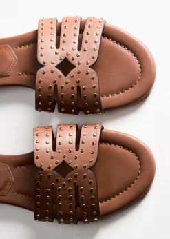 MANGO Buty*Sandały z ćwiekami na paskach