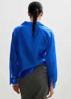 MANGO Koszule I Bluzki*Satynowa koszula z lyocellu