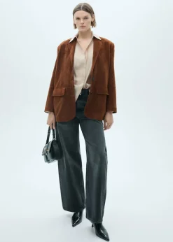 MANGO Koszule I Bluzki*Satynowa koszula z lyocellu