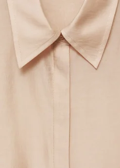 MANGO Koszule I Bluzki*Satynowa koszula z lyocellu