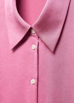 MANGO Koszule I Bluzki*Satynowa, lejąca koszula