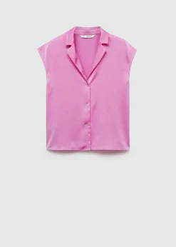 MANGO Koszule I Bluzki*Satynowa, lejąca koszula