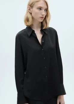 MANGO Koszule I Bluzki*Satynowa, lejąca koszula