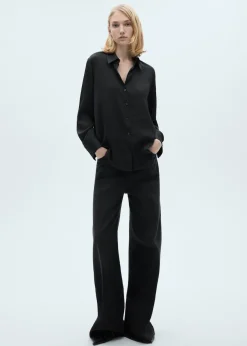 MANGO Koszule I Bluzki*Satynowa, lejąca koszula