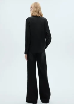 MANGO Koszule I Bluzki*Satynowa, lejąca koszula