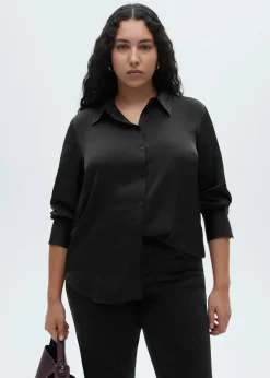 MANGO Koszule I Bluzki*Satynowa, lejąca koszula